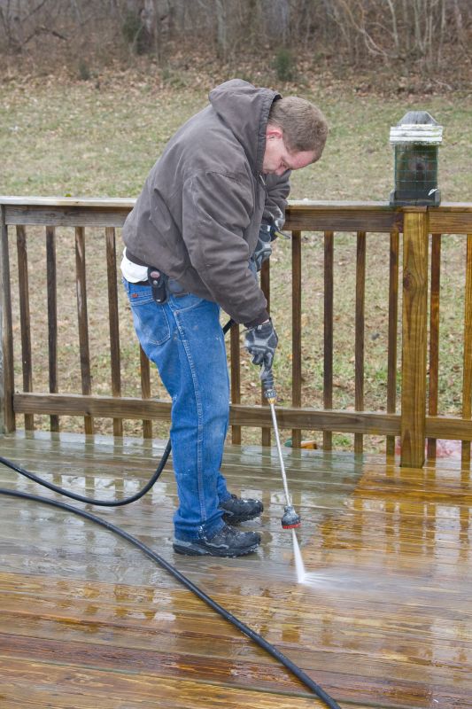 Spring Deck Cleaning